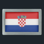 Belt Buckle with Flag of Croatia<br><div class="desc">Elegant Belt Buckle with Flag of Croatia. This product its customisable.</div>