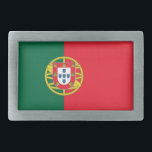 Belt Buckle with Flag of Portugal<br><div class="desc">Add a touch of Portuguese flair to your accessory collection with our exclusive belt buckle featuring the flag of Portugal! Crafted with meticulous attention to detail, this belt buckle is more than just a functional item; it’s a celebration of Portugal’s rich cultural heritage. The vibrant design prominently displays the iconic...</div>