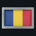 Belt Buckle with Flag of Romania<br><div class="desc">Elegant Belt Buckle with Flag of Romania. This product its customisable.</div>