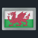 Belt Buckle with Flag of Wales<br><div class="desc">Elegant Belt Buckle with Flag of Wales. This product its customisable.</div>