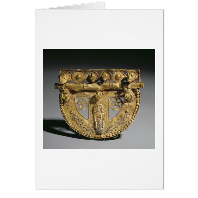 Belt-buckle with granulated decoration, Orientaliz (Front)