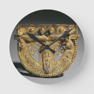Belt-buckle with granulated decoration, Orientaliz Round Clock