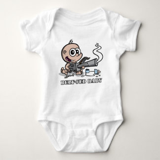Belt-fed baby baby bodysuit