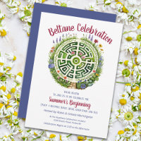 Beltane Celtic Garden Labyrinth Sabbat Party