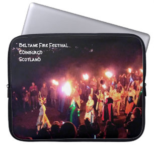 Beltane Fire Festival Procession of the May Queen Laptop Sleeve