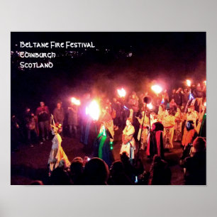 Beltane Fire Festival Procession of the May Queen Poster