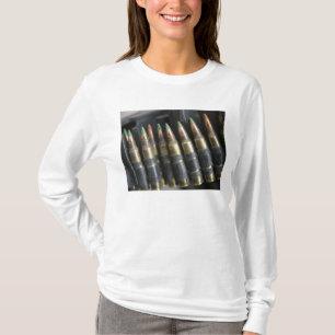 Belted bullets for an M-249 squad automatic wea T-Shirt