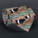 Belted Galloway cattle Tie<br><div class="desc">Belted Galloway cattle design by Helen A. Lisher.</div>