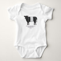 Belted Galloway cow in Scottish Gaelic