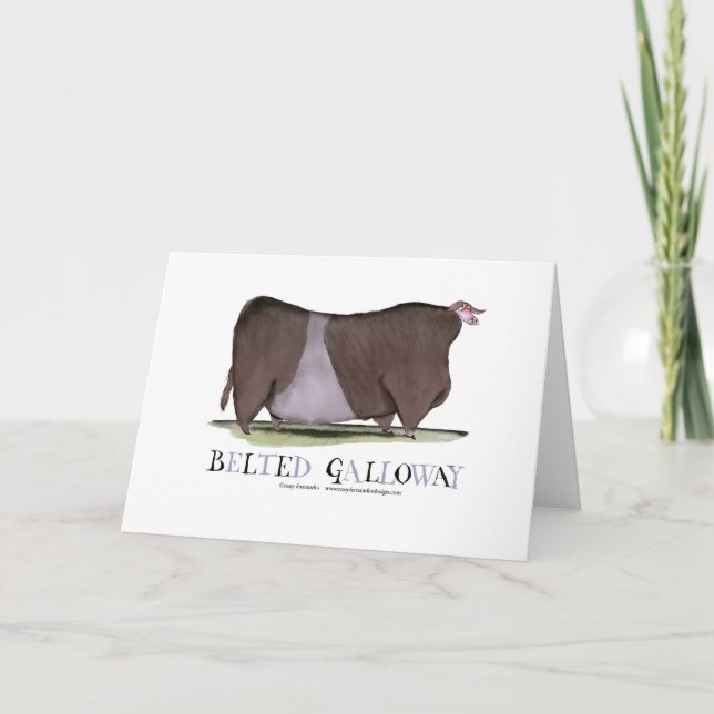 belted galloway, tony fernandes card (Front)