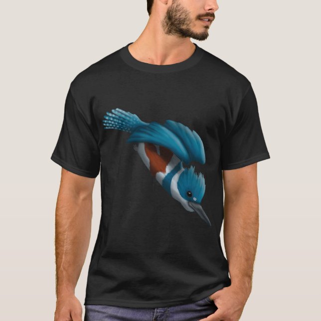 Belted King Fisher Diving T-Shirt (Front)