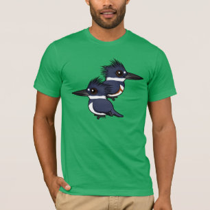 Belted Kingfisher pair T-Shirt