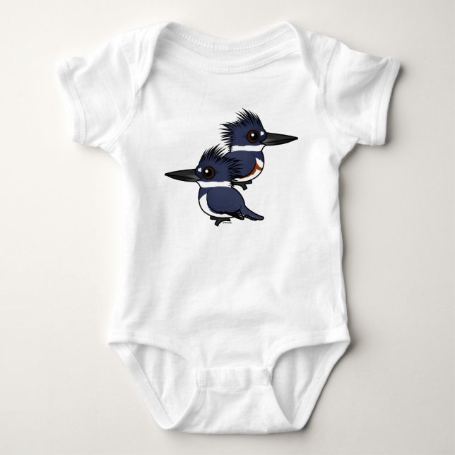 Belted Kingfisher pair T-Shirt (Front)