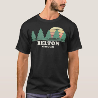 Belton MO Vintage Throwback Tee Retro 70s Design 