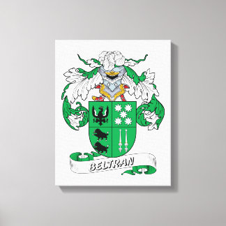 Beltran Family Crest Canvas Print