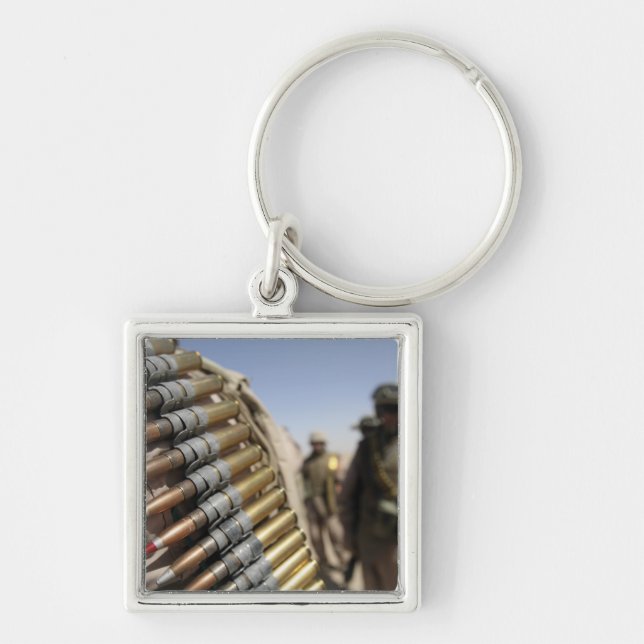 Belts of 50-calibre ammunition key ring (Front)