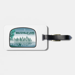 Beltzville Lake Pennsylvania Deer Luggage Tag