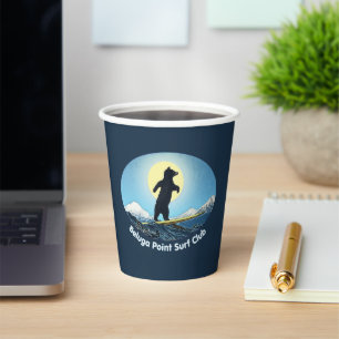Beluga Point Surf Club Paper Cups