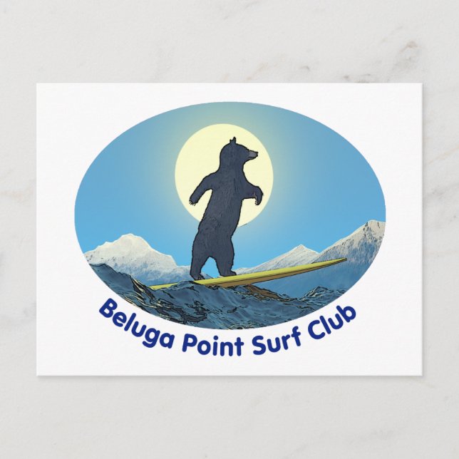 Beluga Point Surf Club Postcard (Front)
