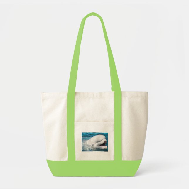 Beluga Smiles Tote Bag (Front)