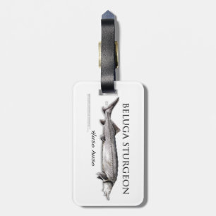 Beluga Sturgeon Luggage Tag