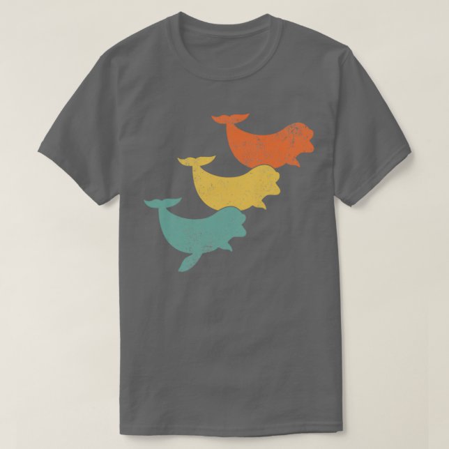 Beluga Whale 18 T-Shirt (Design Front)