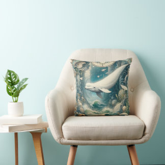Beluga Whale 1 Cushion