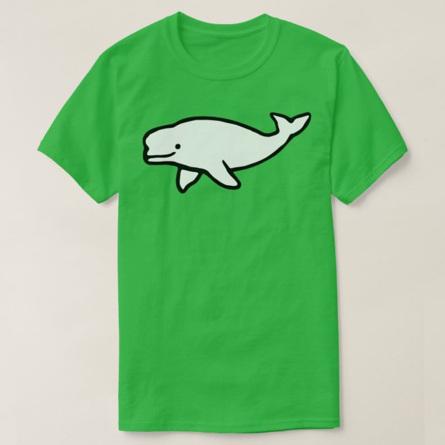 Beluga Whale 4 T-Shirt (Design Front)