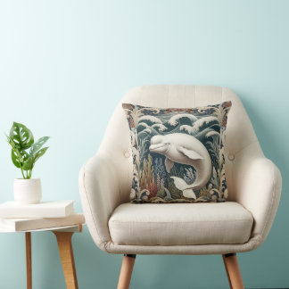 Beluga Whale 5 Cushion
