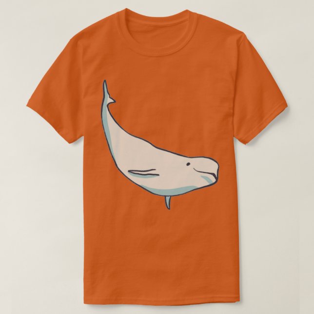 Beluga Whale 5 T-Shirt (Design Front)