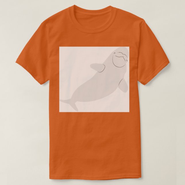 Beluga whale 6 T-Shirt (Design Front)