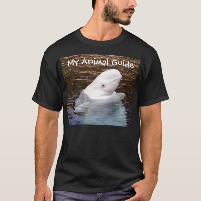 Beluga whale animal guide shirt (Front)