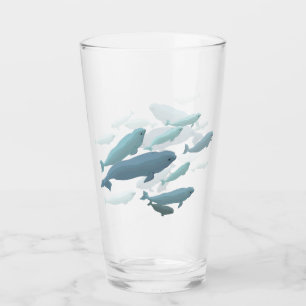 Beluga Whale Glass Whales Glasses Personalise