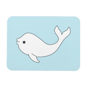 Beluga Whale Magnet