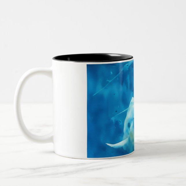 Beluga whale mug  (Left)