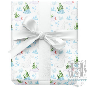 Beluga Whale Wrapping Paper