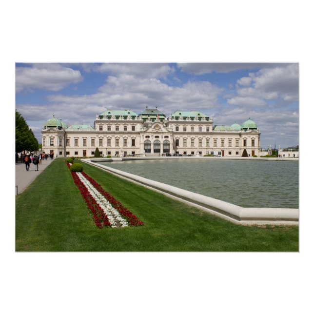 Belvedere Castle, Vienna Austria Poster (Front)