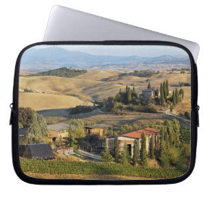 Belvedere House at sunset, San Quirico d'Orcia Laptop Sleeve