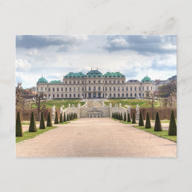 Belvedere Vienna Austria Postcard (Front)