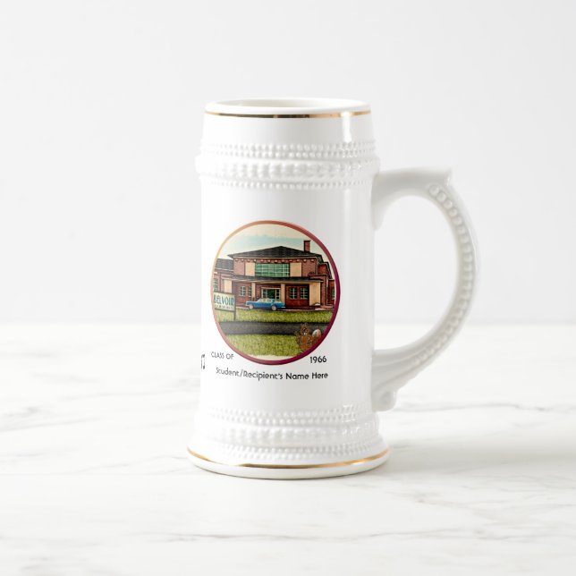 Belvoir Elementary Alumni - Personalised Beer Stein (Right)