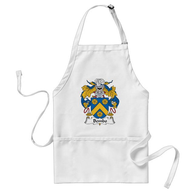 Bembo Family Crest Standard Apron (Front)
