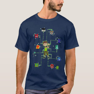 Ben 10 10 Blocks retro T-Shirt
