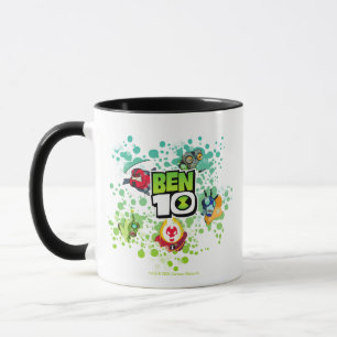 Ben 10 Alien Forms Bubble Graphic Mug