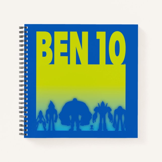Ben 10 Alien Line-up Logo Notebook (Front)