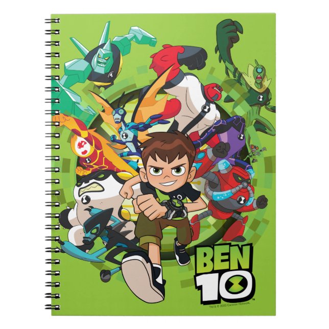 Ben 10 Alien Rush Graphic Notebook (Front)