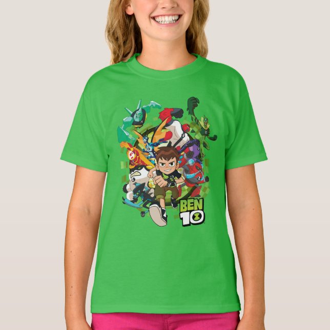 Ben 10 Alien Rush Graphic T-Shirt (Front)