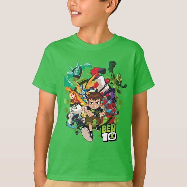 Ben 10 Alien Rush Graphic T-Shirt (Front)