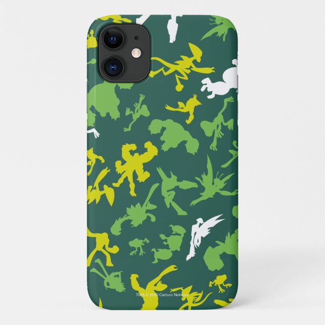 Ben 10 Alien Shape Pattern Case-Mate iPhone Case (Back)