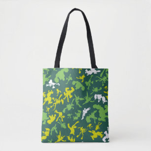 Ben 10 Alien Shape Pattern Tote Bag