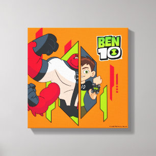 Ben 10 Four Arms DNA Transformation Canvas Print